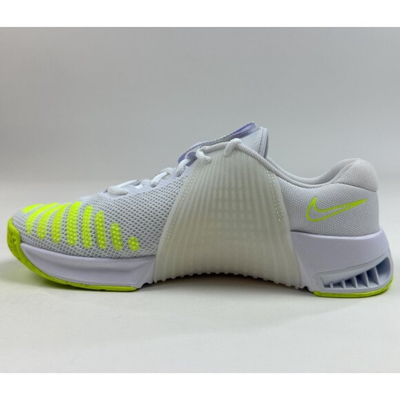 Nike Metcon 9 Mens White Green Volt Athletic Shoes Sneakers Crossfit DZ2617-104 - Picture 3 of 8